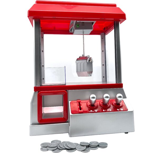 Toy Claw Machine Arcade Game Candy Grabber Crane w/ Coins Lights Sounds Gift - Picture 7 of 16